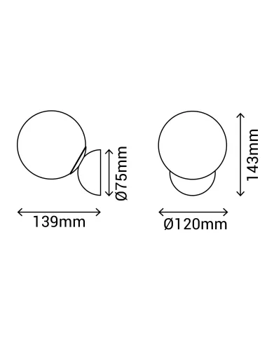 Aplique Volga 1002447 Sulion
