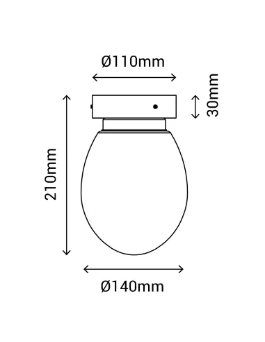 Semiplafon Támesis 1002492 Sulion