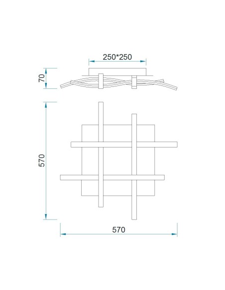 Plafon Nur Blanco 6004K Mantra