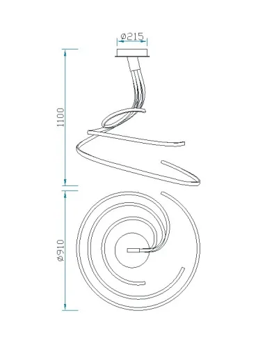 Plafon Nur Blanco 6007K Mantra