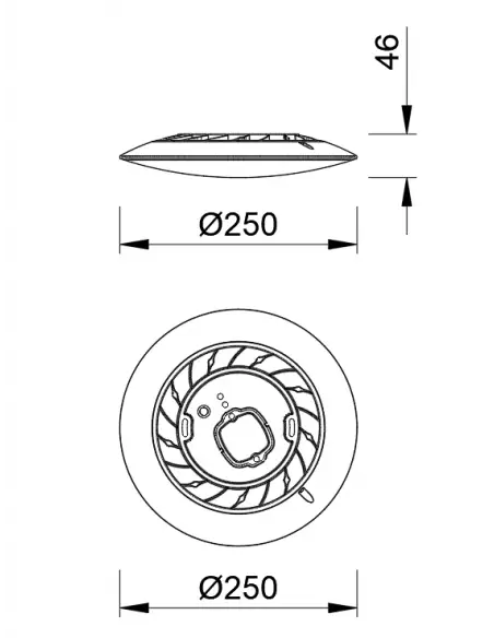 Plafon Slim 7971 Mantra