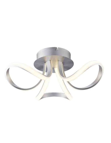 Plafon Knot Led Plata Cromo 4989 Mantra