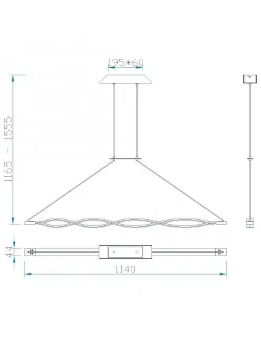 Lampara Sahara Forja 5817 Mantra