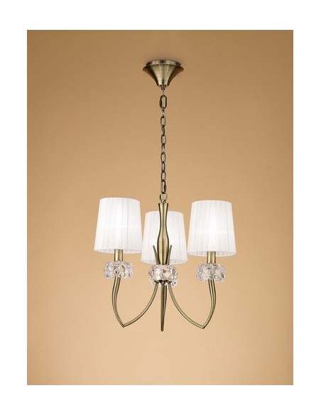 Lampara Loewe Antique Brass 4733 Mantra