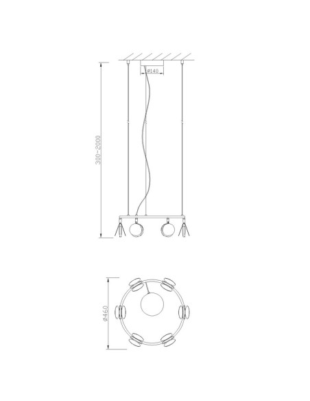 Lampara Shell 7262 Mantra