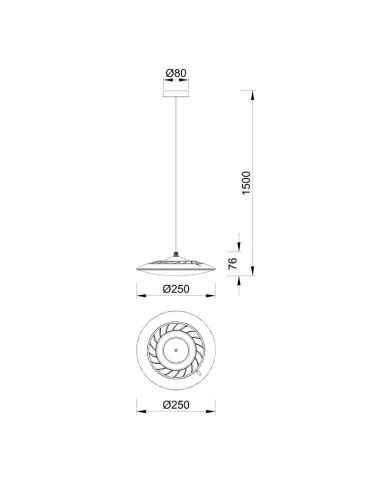 Lampara Slim 8107 Mantra