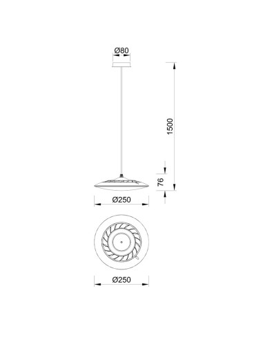 Lampara Slim 8106 Mantra