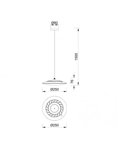 Lampara Slim 8105 Mantra