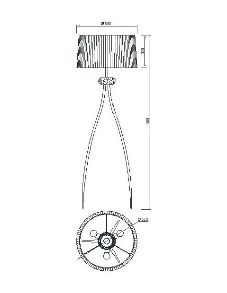 Pie De Salon Loewe Cromo 4638 Mantra