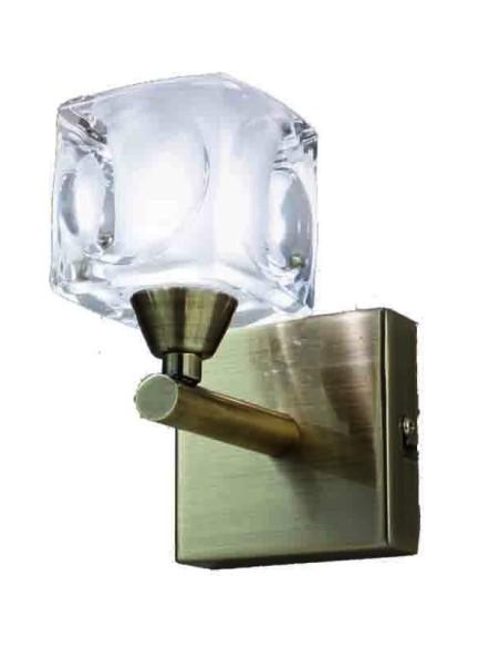 Aplique Cuadrax Cuero Cristal 0992 Mantra