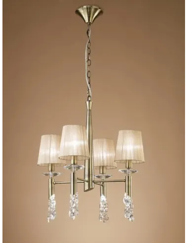 Lampara Tiffany Cuero 3872 Mantra
