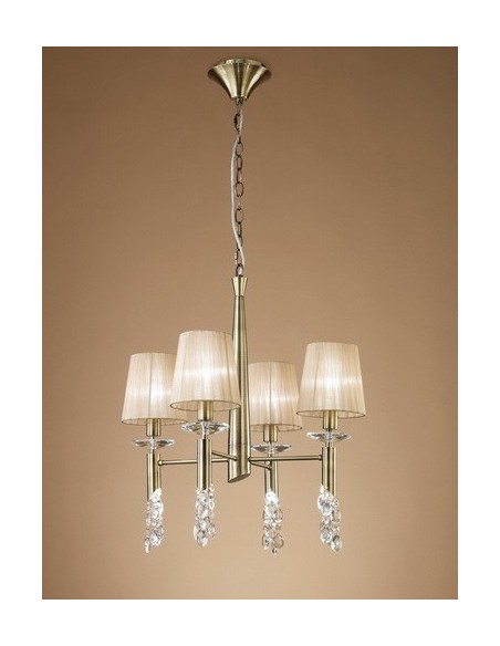 Lampara Tiffany Cuero 3872 Mantra