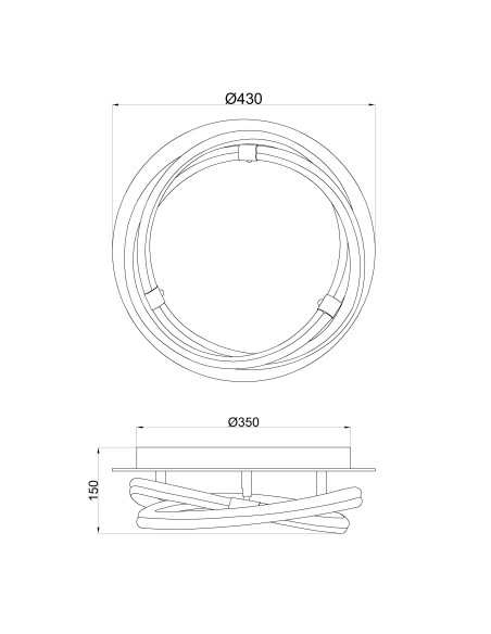 Plafon Infinity Line 6609 Mantra