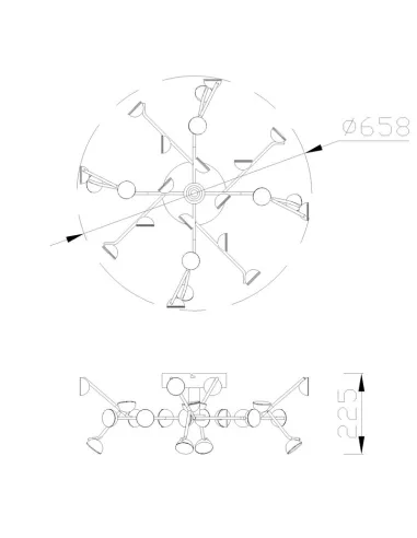 Plafon Adn Blanco 6416 Mantra