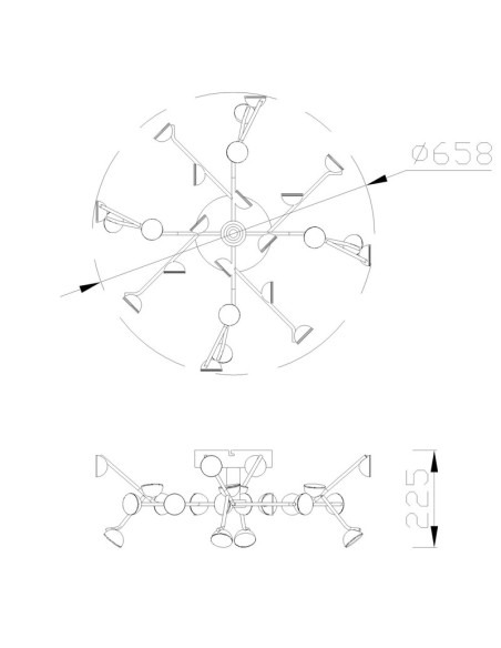 Plafon Adn Blanco 6416 Mantra