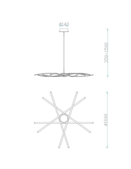 Lampara Aire Led 5910 Mantra