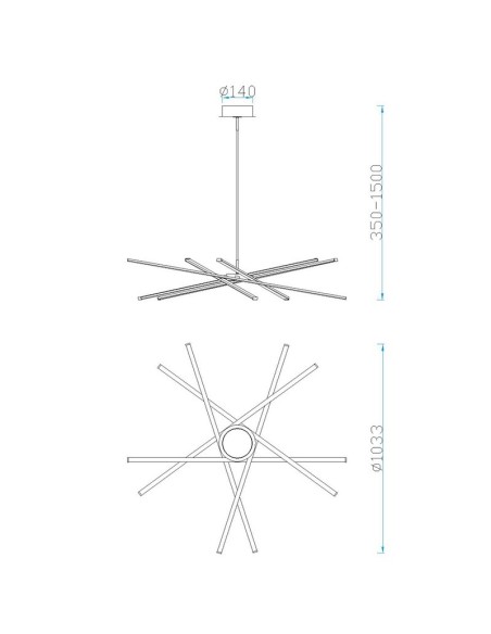 Lampara Star Led 5911 Mantra