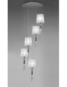 Lampara Tiffany Cromo 3857 Mantra