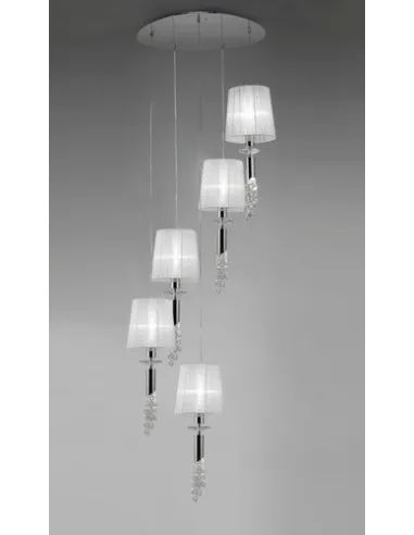 Lampara Tiffany Cromo 3857 Mantra
