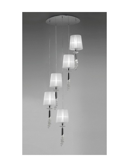 Lampara Tiffany Cromo 3857 Mantra