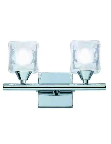 Aplique Cuadrax Cromo Cristal 0953 Mantra