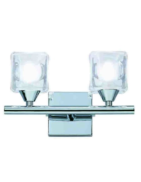 Aplique Cuadrax Cromo Cristal 0953 Mantra