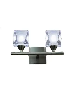 Aplique Cuadrax Niquel Sat. Cristal 0004030 Mantra