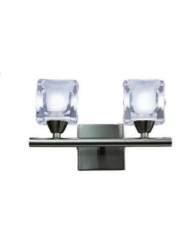 Aplique Cuadrax Niquel Sat. Cristal 0004030 Mantra