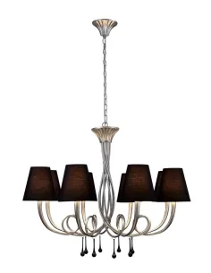 Lampara Paola Plateada 6207 Mantra