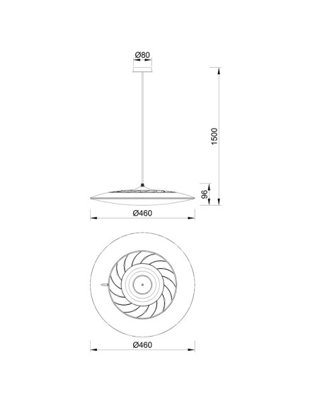 Lampara Slim 8103 Mantra