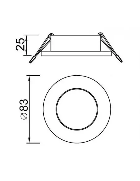 Foco Empotrable Atlantis 6406 Mantra