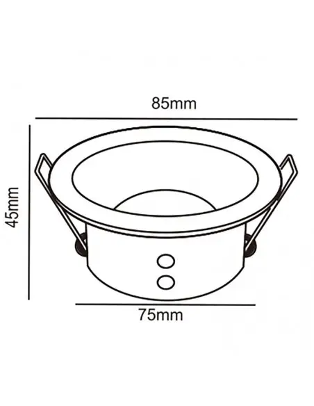 Foco Empotrable Comfort Ip 6811 Mantra