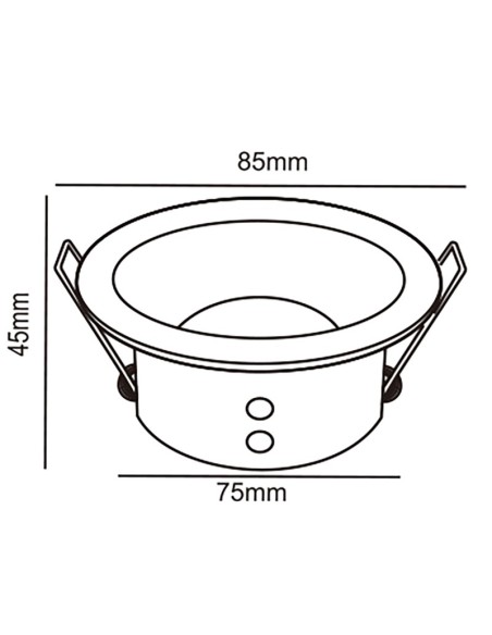 Foco Empotrable Comfort Ip 6810 Mantra