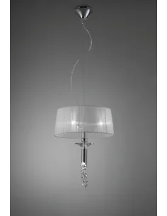 Lampara Tiffany Cromo 3858 Mantra