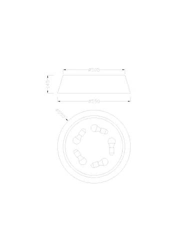 Plafon Sabina 6412 Mantra
