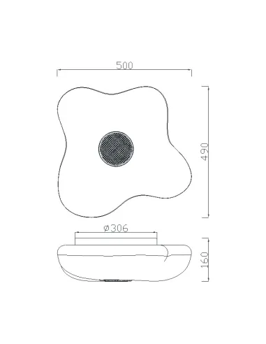 Plafon Eos Music 5874 Mantra