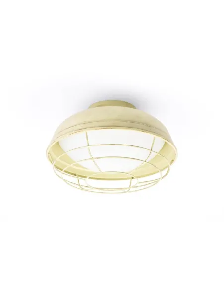 Plafones exterior 71158 HELMET FARO blanco roto e27 12w, Plafones exterior
