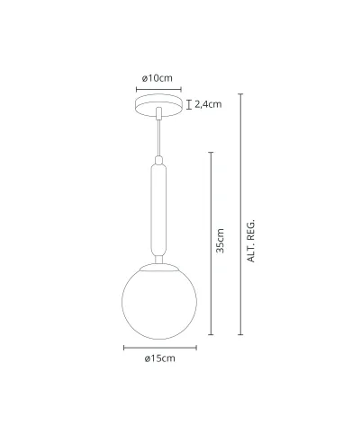 Colgante 108250120 Lumit