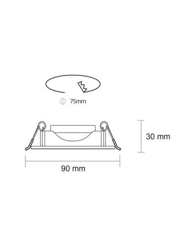 Downlight 2027013 Techtouch