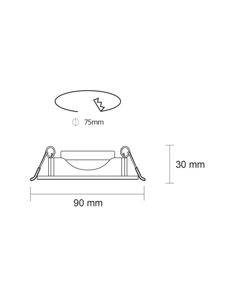 Downlight 2027013 Techtouch