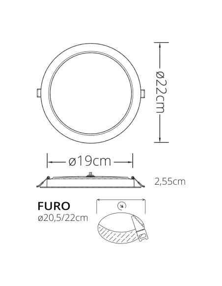 Downlight A20682401B Lumit