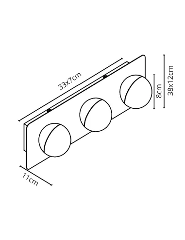 Aplique A22990320B Lumit