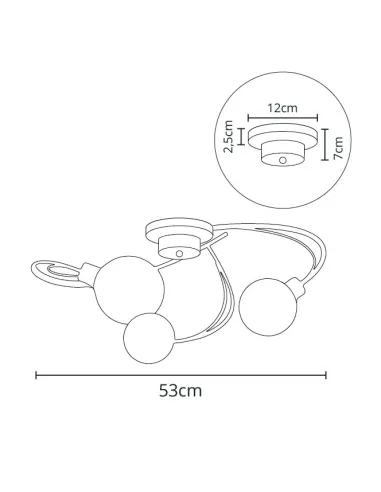 Plafon 103080320 Lumit