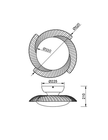 Ventilador Aloha 8233 Mantra