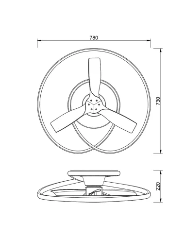 Ventilador Ocean 8235 Mantra