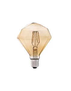 Bombillas led AMBAR 17435 FARO diamante ambar e27 led 4w 2200k 350lm, Bombillas globo