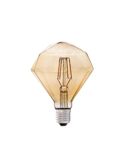 Bombillas led AMBAR 17435 FARO diamante ambar e27 led 4w 2200k 350lm, Bombillas globo