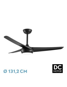Ventilador Patras 185491309 Fabrilamp Negro