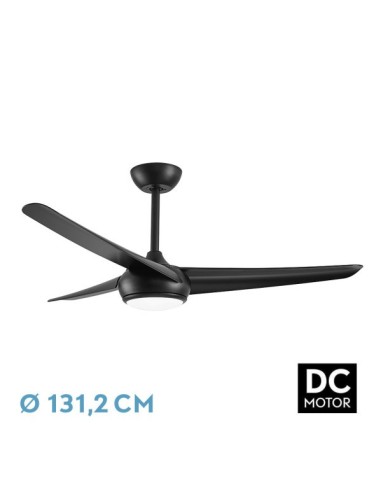 Ventilador Patras 185491309 Fabrilamp Negro
