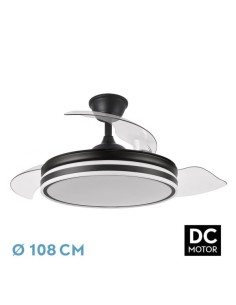 Ventilador Bayomo 142591409 Fabrilamp Negro